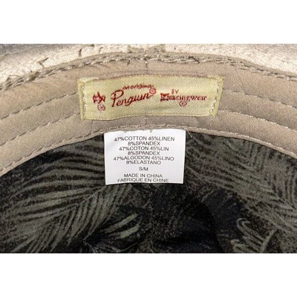 Penguin Cotton/Linen/Spandex Blend Cream Hat Sz. S/M - Picture 6 of 6